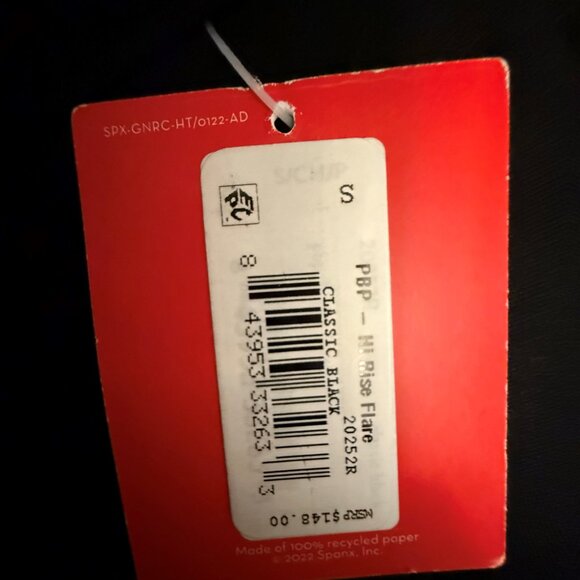 Spanx High-Rise Flare, Size Small, Basic Black Pants - Picture 4 of 7